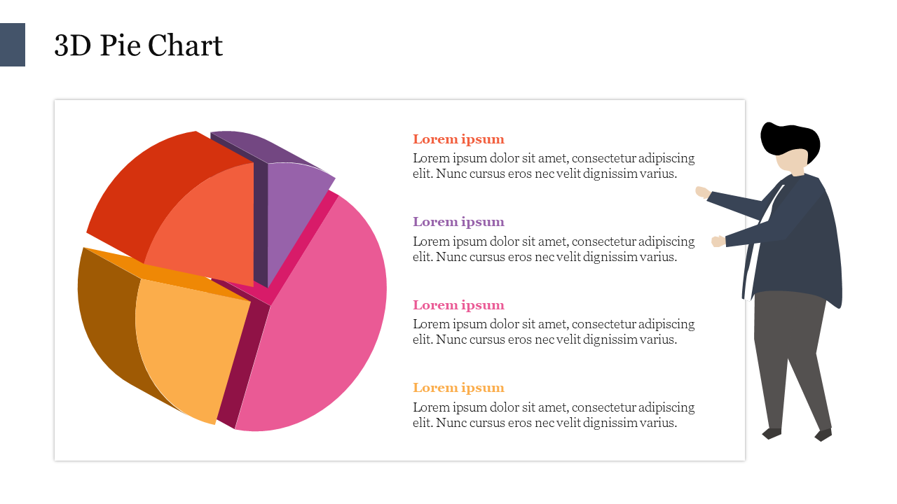 Free - 3D Pie Chart PPT Template Free Download &amp; Google Slides